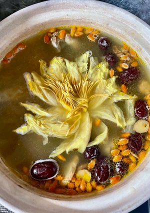 香水蓮花雞湯 的食譜成品照片