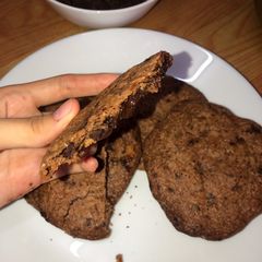 Melted Choc Cookies A picture of Melted Choc Cookies.