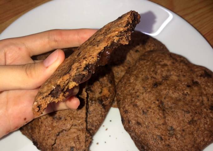 Simple Way to Prepare Homemade Melted Choc Cookies