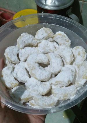 Foto resep Putri Salju 2 Bahan Tanpa Oven👍(Lembutt Renyah Pass Mantapp😋)