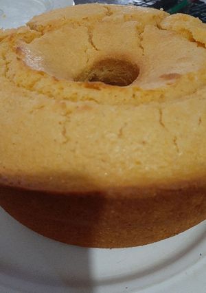 Una foto de Budín de harina de maíz