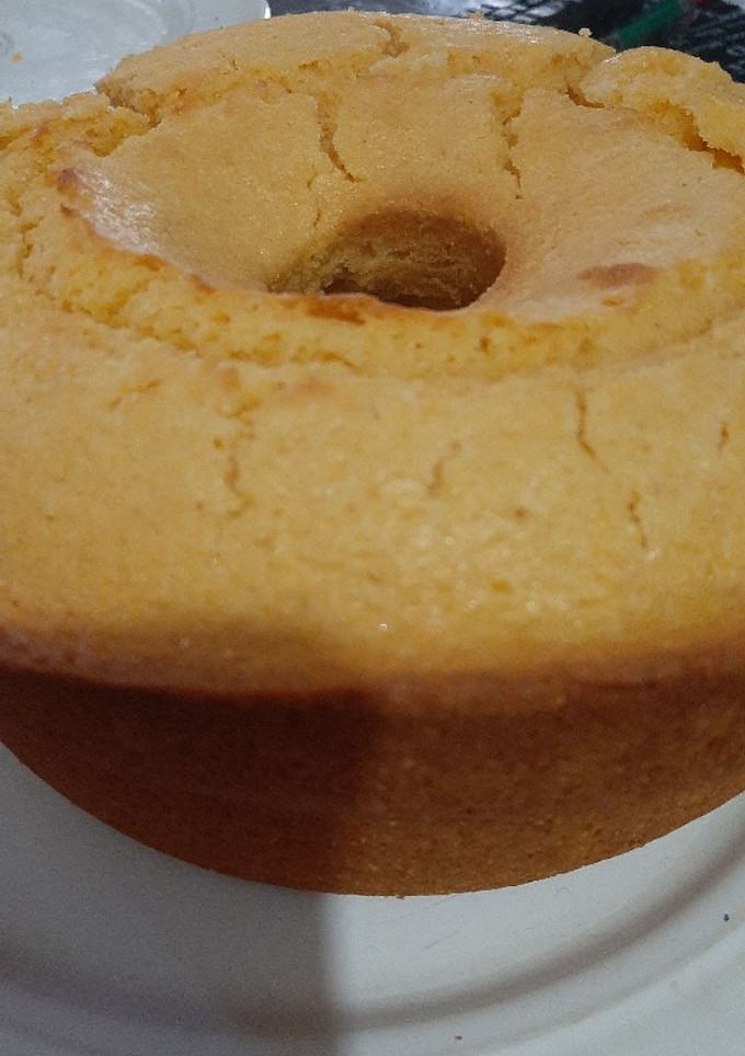 Una foto de Budín de harina de maíz