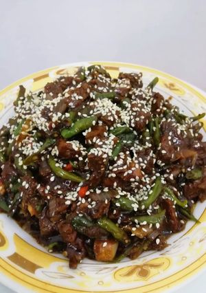 Foto resep Daging sapi teriyaki