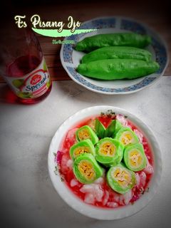 Foto resep Es Pisang Ijo Khas Makassar