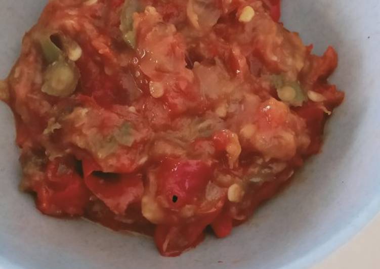 Recipe: Tasty Sambel tomat