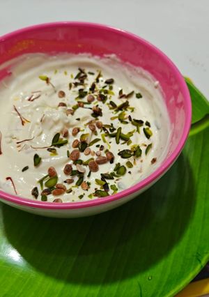 ड्राई फ्रूट्स केसर श्रीखंड रेसिपी मुख्य फोटो