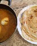Home made Porotta (Kerala Paratha)