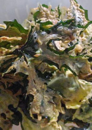 Foto resep Kripik daun pepaya jepang