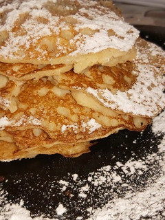 Almás amerikai palacsinta recept fotója