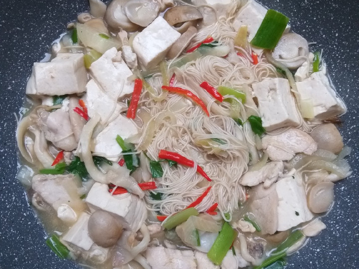 Resep Mie shoa jamur rebus Praktis