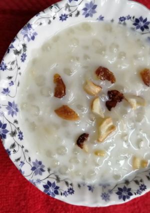 साबूदाना की खीर (sabudana ki kheer Recipe in Hindi) रेसिपी मुख्य फोटो