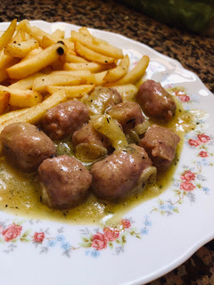 Una foto de Salchichas al ajillo