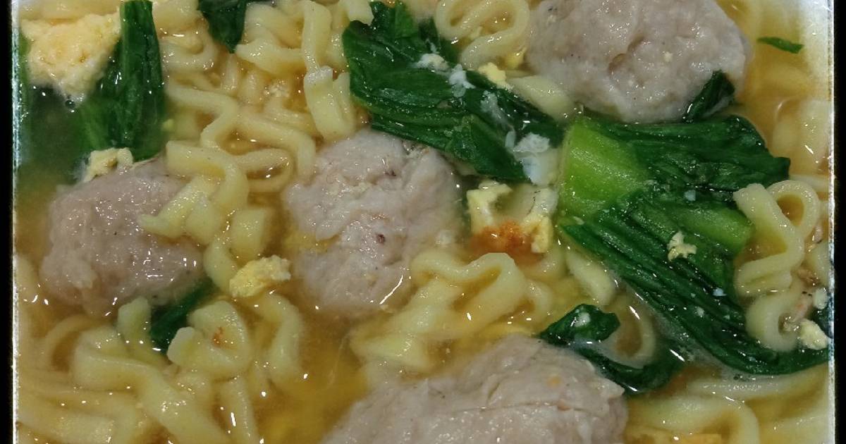 Resep Mie Telor Kuah Bakso Pokcoy Oleh Diana Nurjanah Cookpad