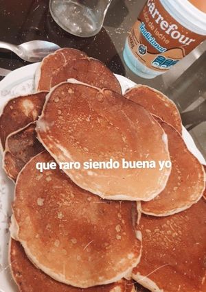 Una foto de Pancakes súper fácil!!
