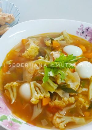 Foto resep Sup Merah Sederhana