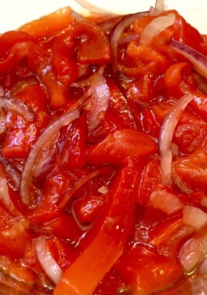 Foto de Antepasto de pimentão vermelho
