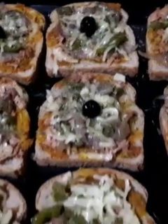 صورة لوصفة بيتزا بالخبز ديال التوست