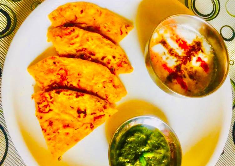 Recipe of Perfect Cauliflower Stuffed Paratha