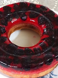 صورة لوصفة كيكة الجيلي