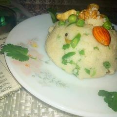 A picture of Semolina Upma.