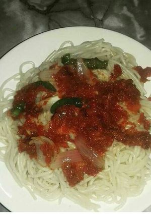 A picture of Spaghetti.