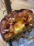 Torta invertida de manzana