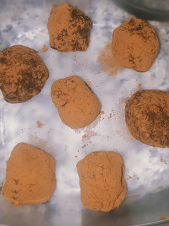 Una foto de Trufas de chocolate fit