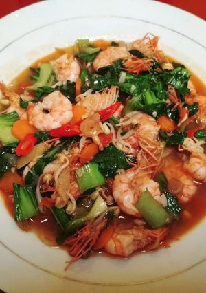 Foto resep Tumis Pokcoy Udang