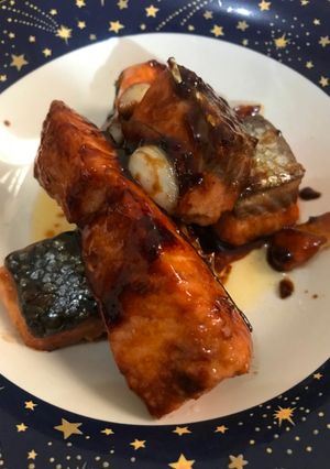 Foto resep Salmon Saus Teriyaki