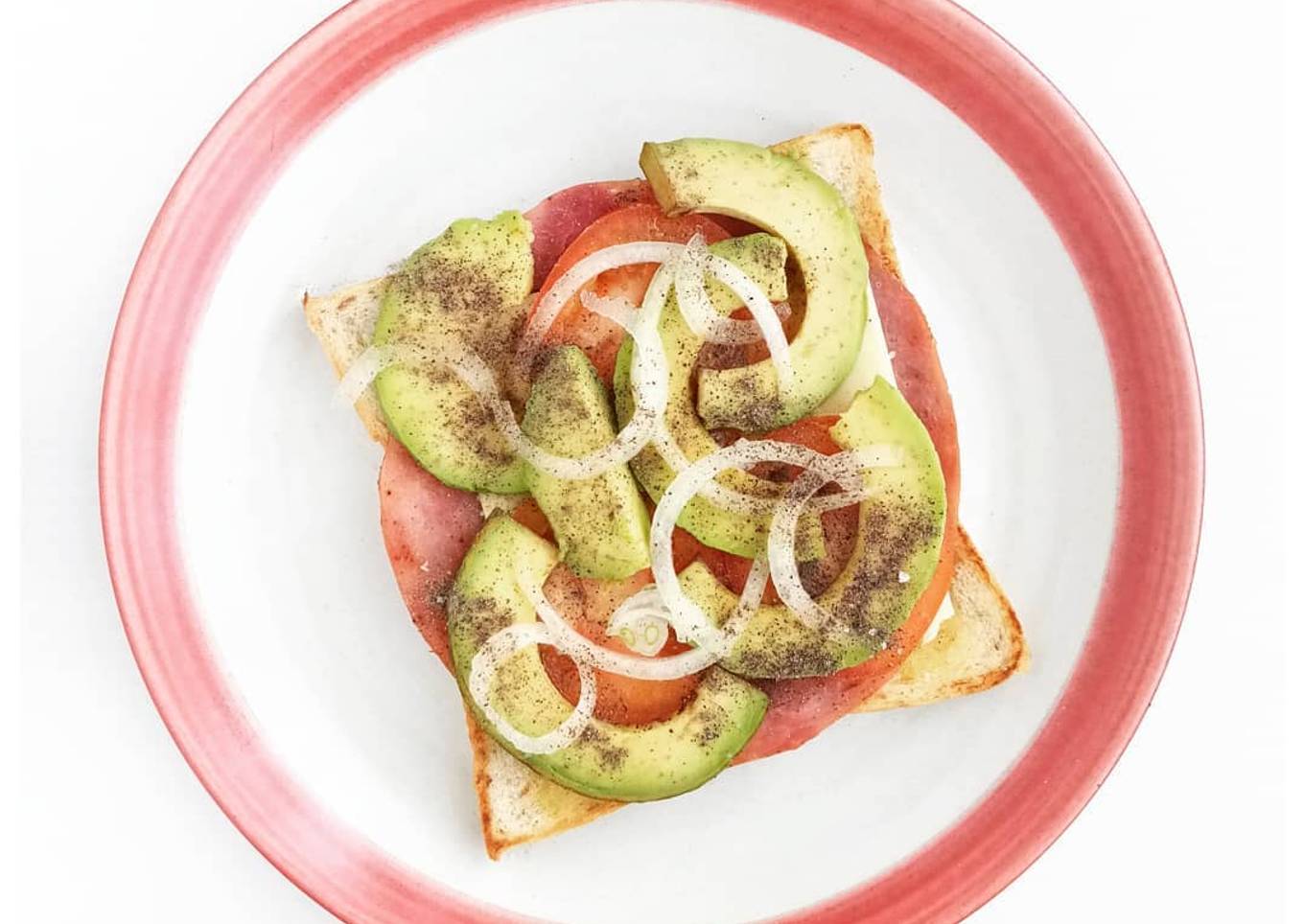 Avocado TOASTie with Smoked Beef & Tomato