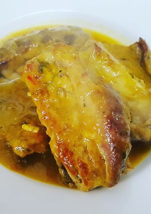 Una foto de Conejo en salsa