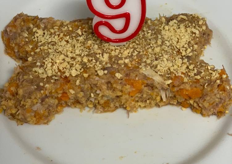 Tarta para perro 🐶 (apta para personas)