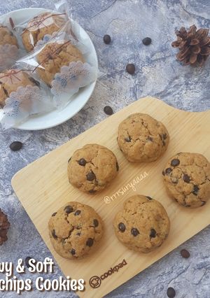 Foto resep Chewy and Soft Chocochips Cokies