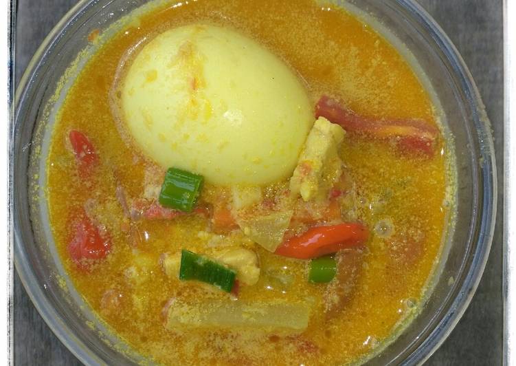 Resep Sayur Labu Tempe bumbu Kuning yang Enak