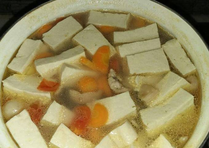 Resep Sup Tahu Ayam Ramah Lambung Oleh Cisca Ae Cookpad