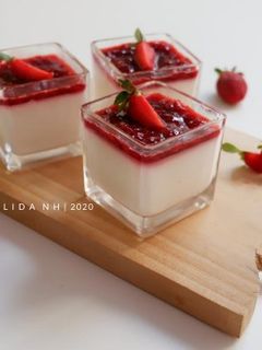 Foto resep Strawberry Pannacotta