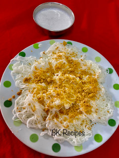 தேங்காய்ப்பால் இடியாப்பம் (Thenkaai paal idiyappam recipe in tamil) செய்முறை முக்கிய புகைப்படம்