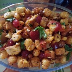 A picture of Bread Makhana Upma.