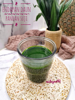 Foto resep Air Endapan Daun Pandan Suji