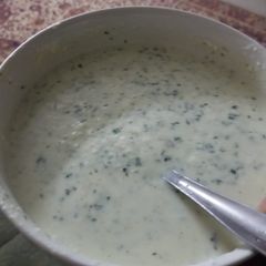 A picture of Mint Raita.