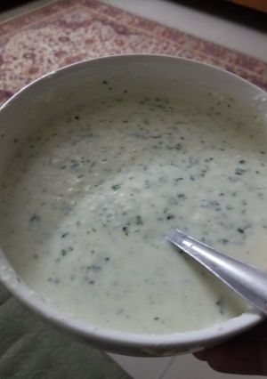 A picture of Mint Raita.