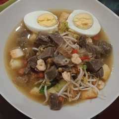 รูปของ SOP ubi daging Makassar