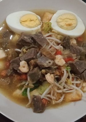 Foto resep SOP ubi daging Makassar