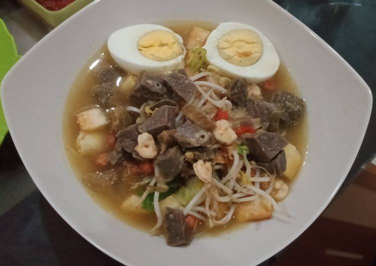SOP ubi daging Makassar