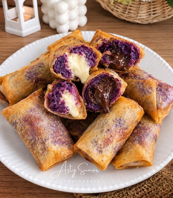 Foto resep Lumpia Ubi Ungu