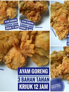Foto resep 99. Ayam Goreng 3 Bahan | Ekonomis Tahan Kriuk 12 Jam ala THV
