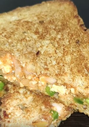 A picture of Paneer sandwich recipe.