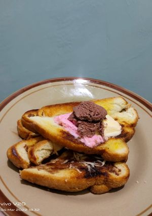Foto resep Roti bakar teflon simple