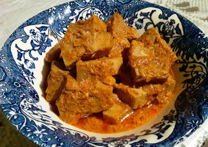 Ini dia! Cara mudah buat Rendang Nangka  lezat