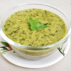 A picture of Bathua ki gheri bhaji.